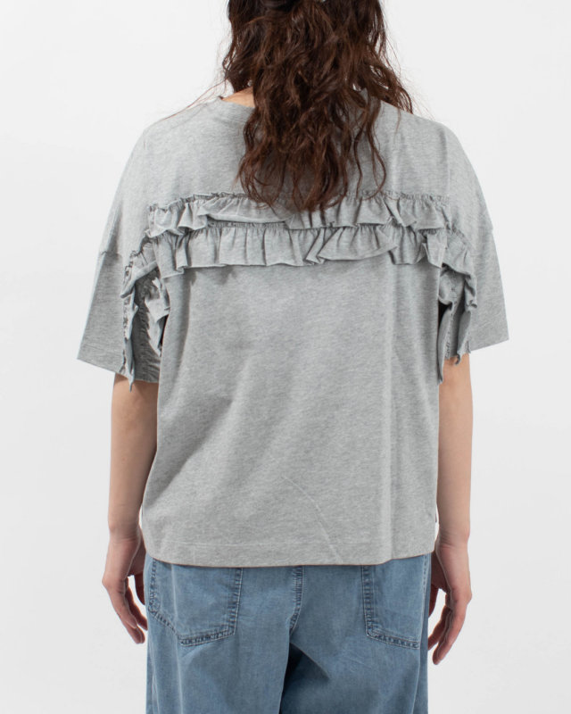 621207  mao made BACKふりふり フリルワイドTEE