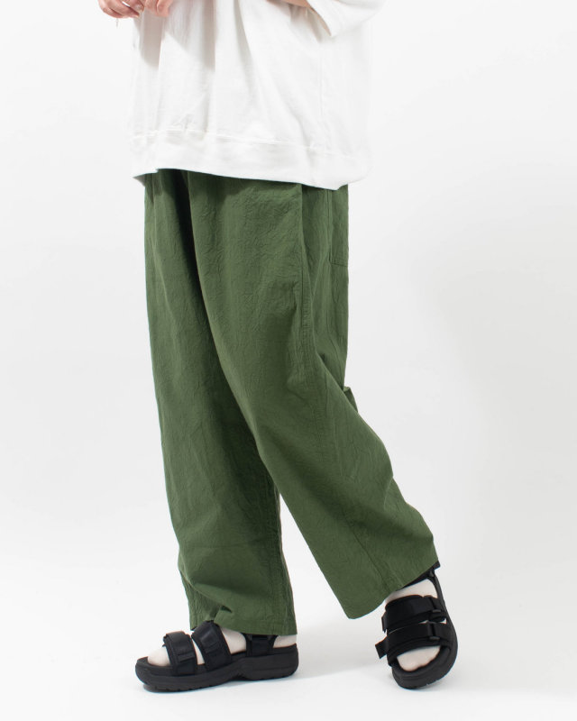 643855　NARU シーチングハンドワッシャーノッポパンツ