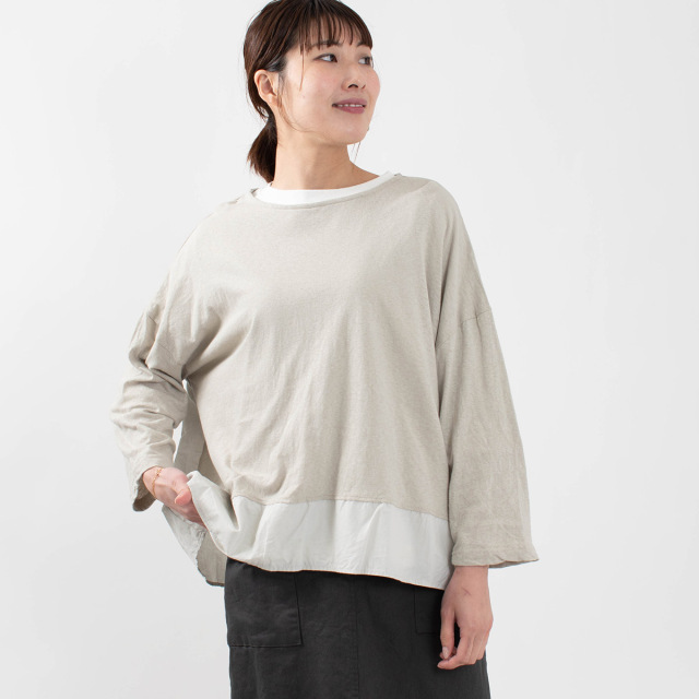 NARU 40/20ミニ裏毛×40/-スパンテレコ LIBRE裏毛ブルゾンジャケット