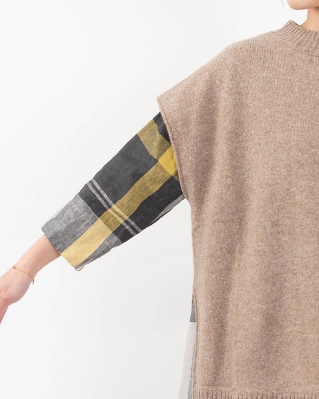 646611　NARU タスマニアラムタポットベスト