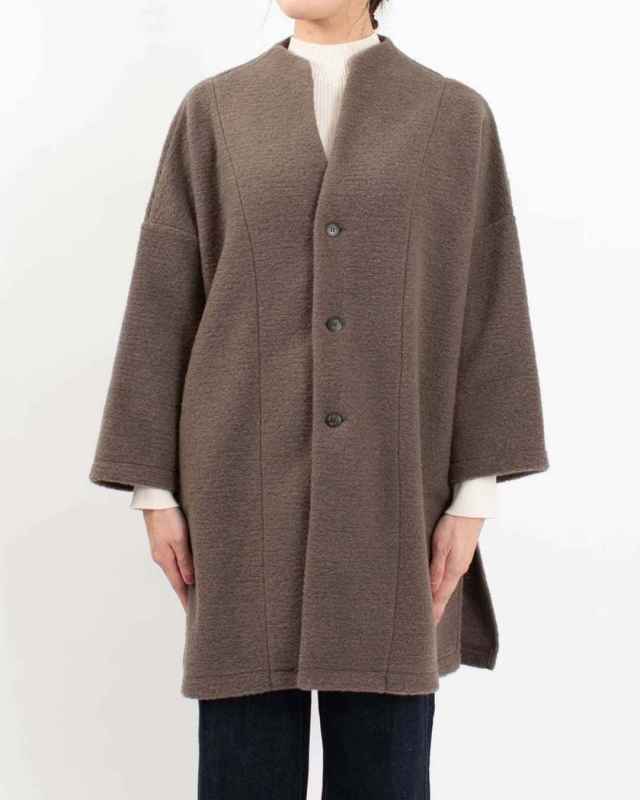 650240　NARU トラベルウールプレミアノッチコート