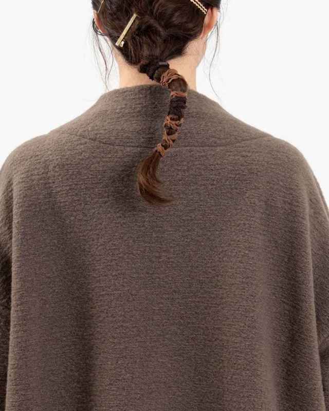 650240　NARU トラベルウールプレミアノッチコート