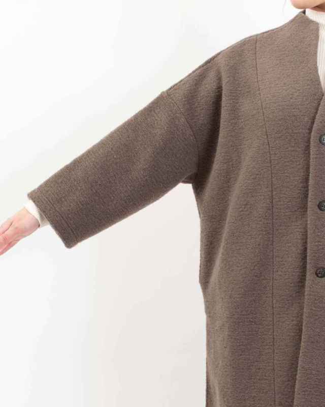 650240　NARU トラベルウールプレミアノッチコート