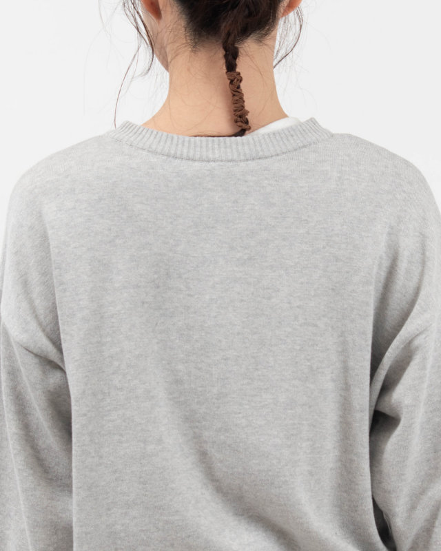 650710  NARU 綿コーマ 14G天竺 2WAYニットカーディガン