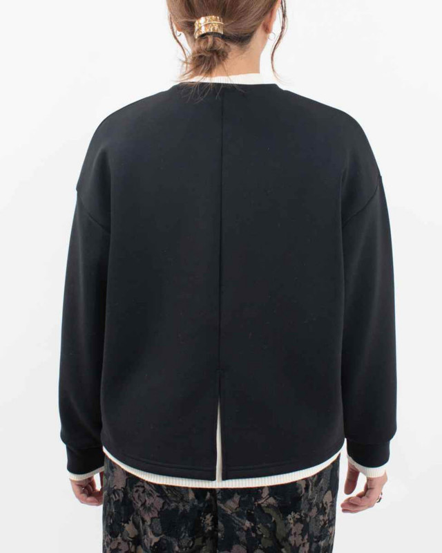 656227 NARU ミリオラメントダブルエアースリットプルオーバー