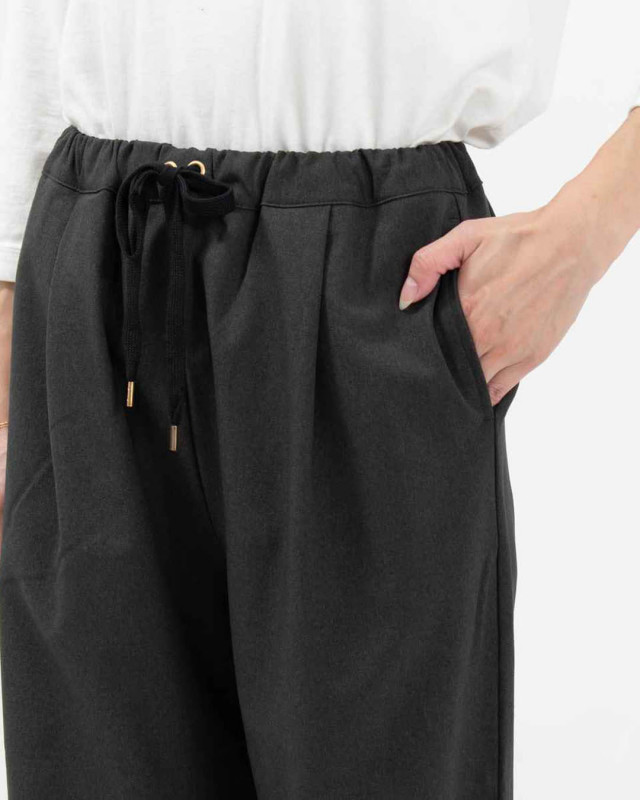 656915 NARU LANATEC-ECOツイルストレッチイージーパンツ