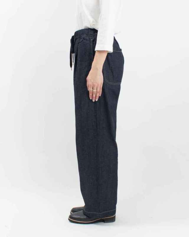 660811  NARU 8オンスムラデニム イージーパンツ