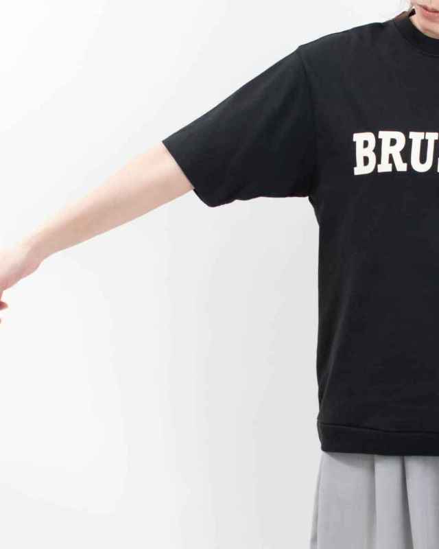 661020  NARU アーミーコットン度詰天竺 BRUSSELSプリントT