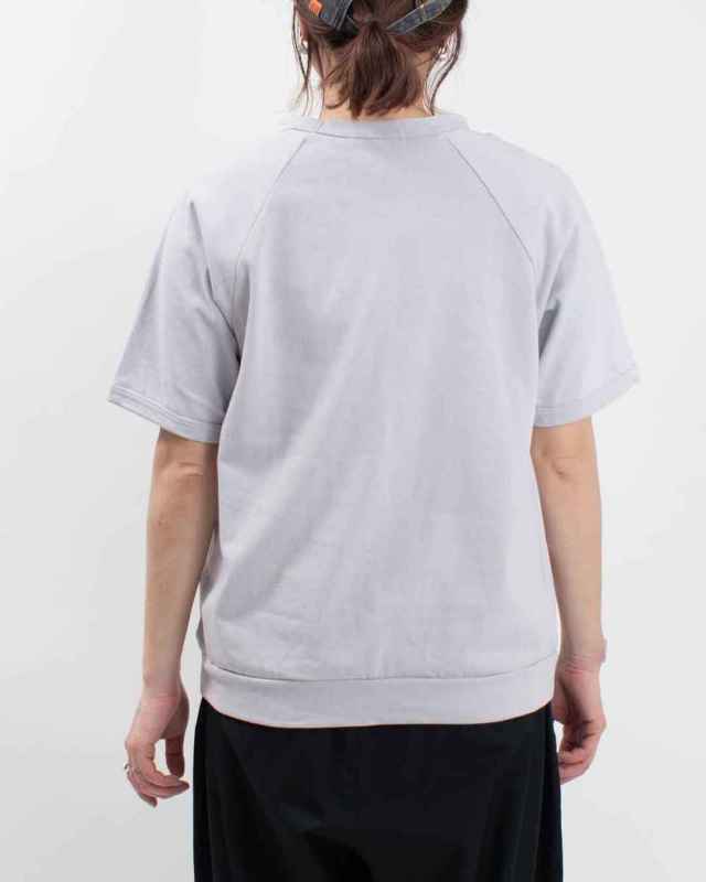 661021  NARU アーミーコットン度詰天竺ワイトラグランT