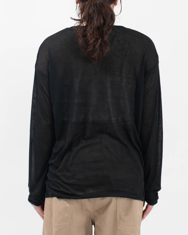 6645005 nuance of F コットン混シアー BASICゆるTシャツ