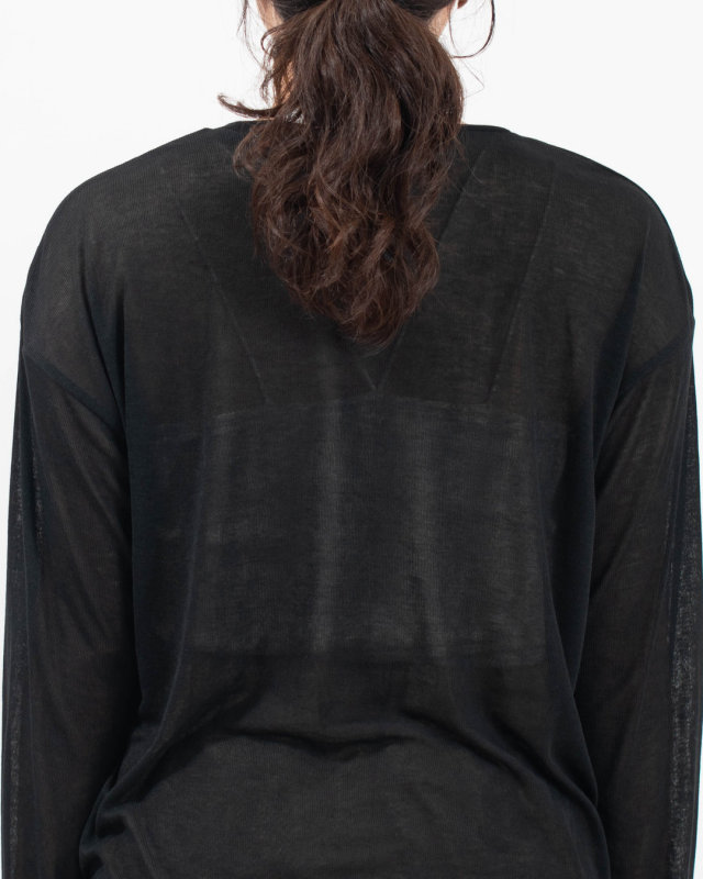 6645005 nuance of F コットン混シアー BASICゆるTシャツ