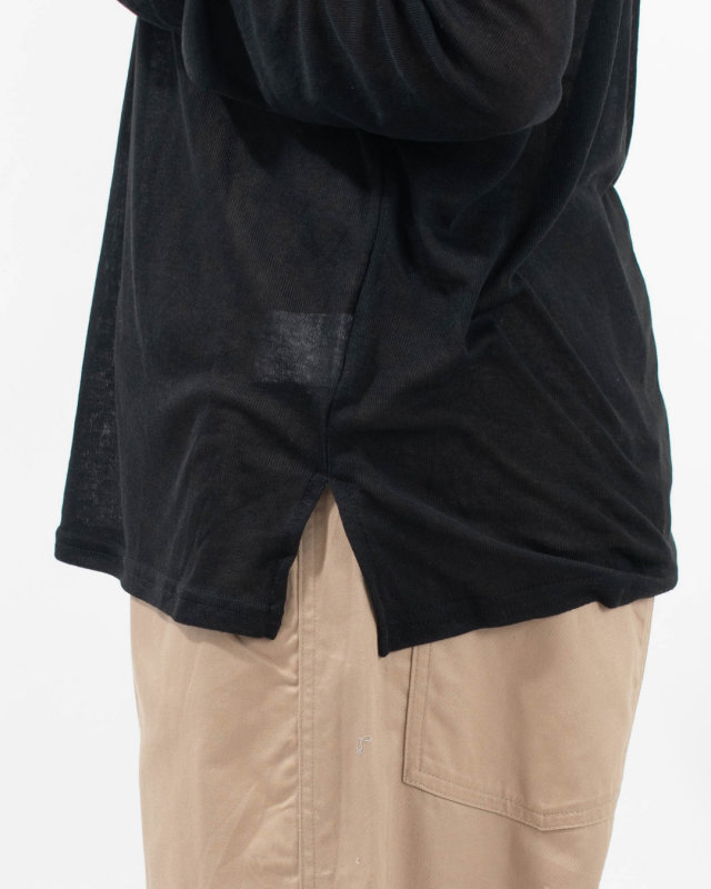 6645005 nuance of F コットン混シアー BASICゆるTシャツ
