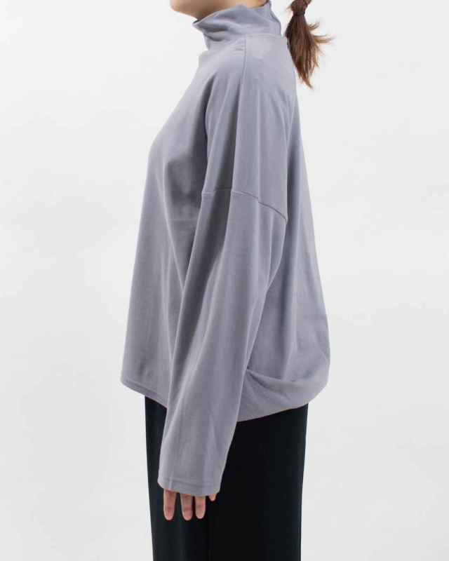 NARU Vintage Peachスムース ハイネックプルオーバー