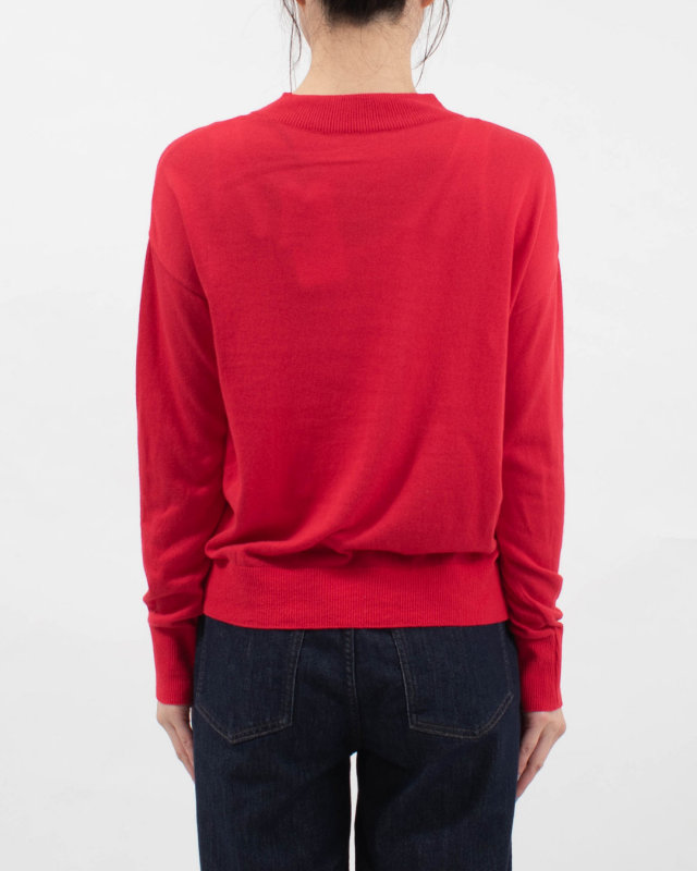 665705 NARU ムースヤーン ハイネックニット