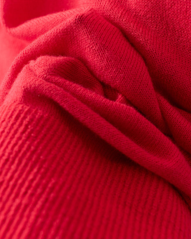 665705 NARU ムースヤーン ハイネックニット