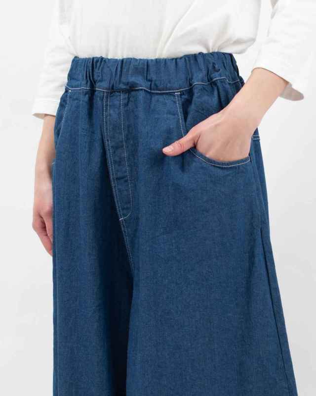 6708001  NARU 8オンスムラデニム ノッポバギーパンツ