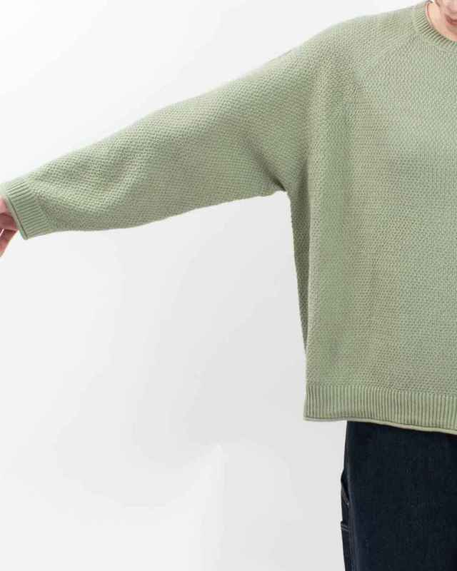 751-201  Bliss bunch 麻綿ニット ラグランプルオーバー