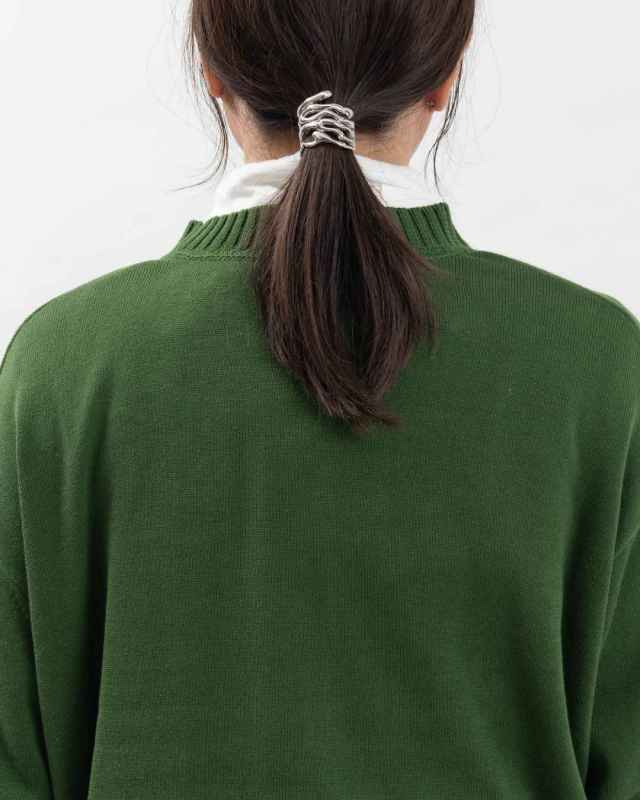 758-208 Bliss bunch 前後差サイド切替裾スリットプルオーバー