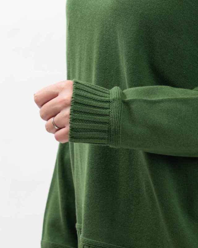 758-208 Bliss bunch 前後差サイド切替裾スリットプルオーバー