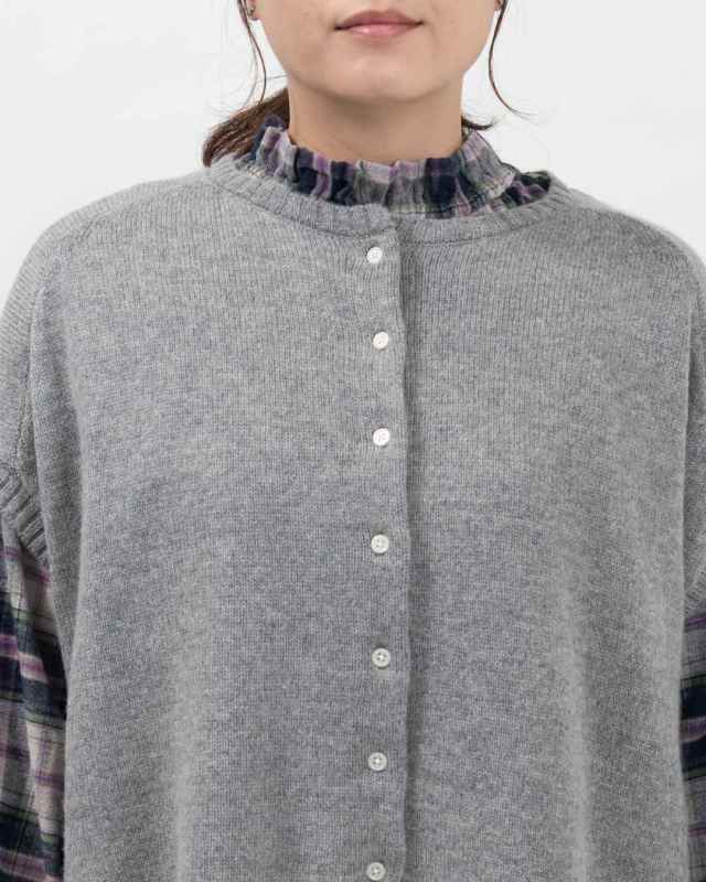 758-215 Bliss bunch 切替ワイドDショルダーベスト