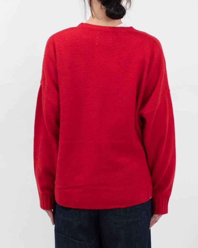 758-220 Bliss bunch 前後差1釦カーデ（鹿の子編み）