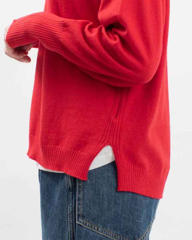 758-234 Bliss bunch 綿カシミヤ 前後差ラグランプルオーバー