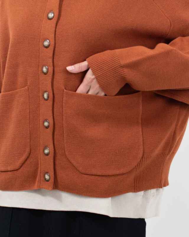 758-239 Bliss bunch 変形ラグランカーディガン