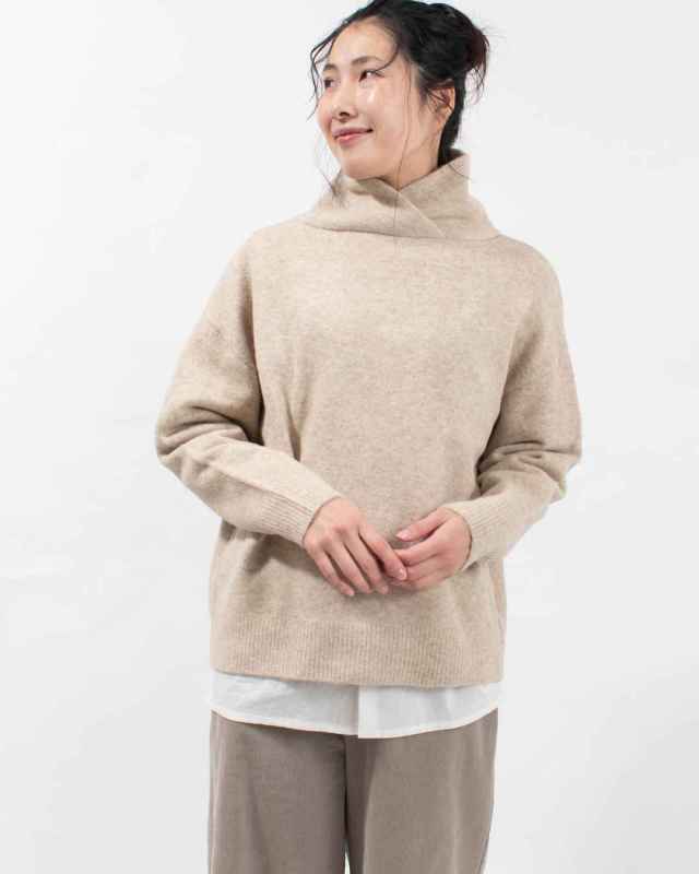 758-256 Bliss bunch ショールカラープルオーバー