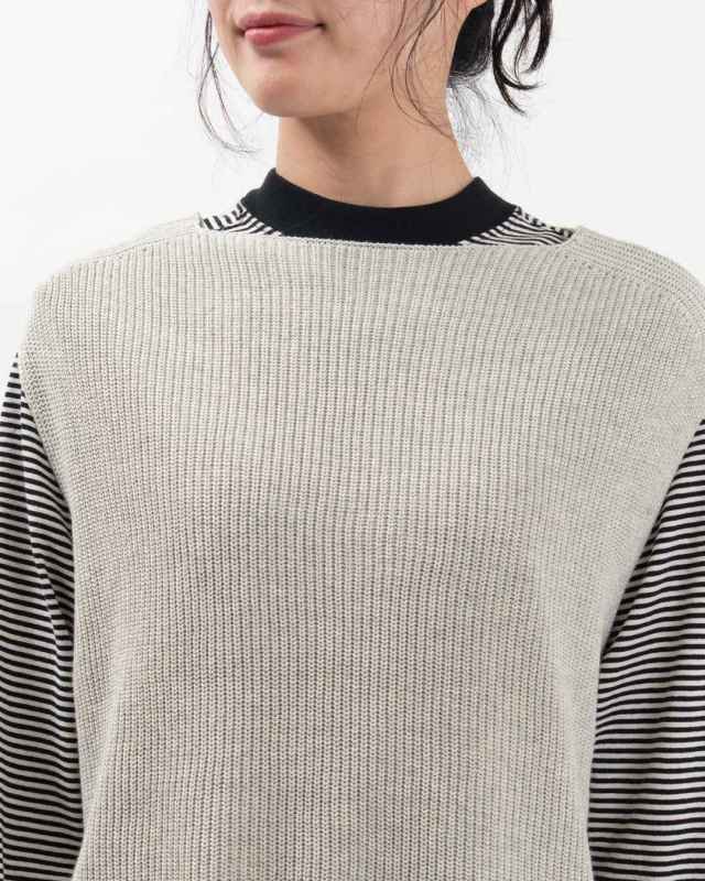 758-262 Bliss bunch 強撚糸ドライコットン 前後差ベスト