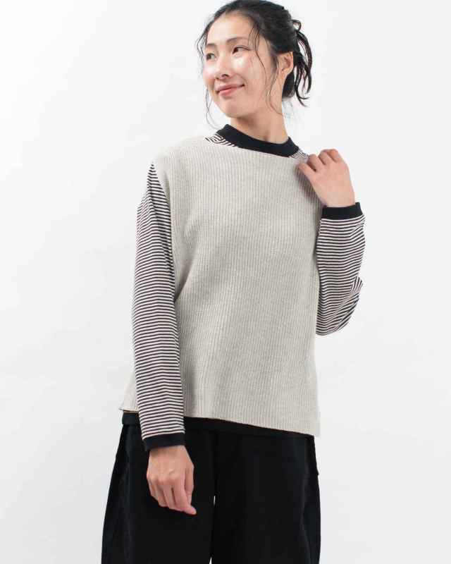 758-262 Bliss bunch 強撚糸ドライコットン 前後差ベスト