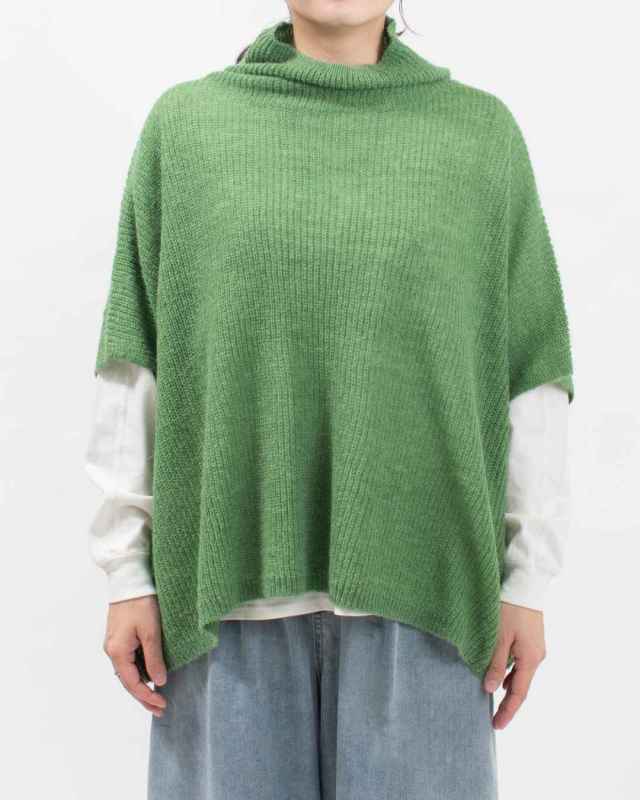 758-268 Bliss bunch ハイネックワイドプルオーバーベスト