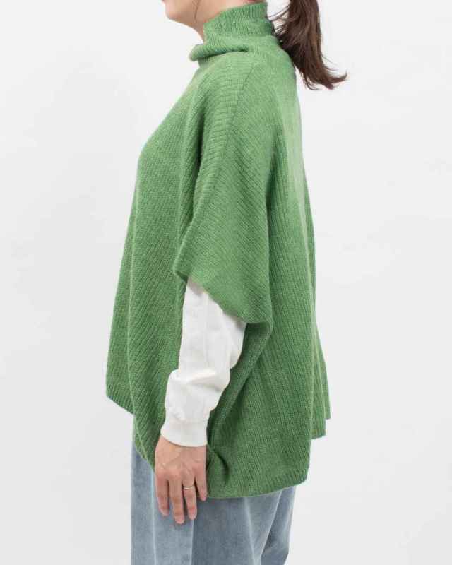 758-268 Bliss bunch ハイネックワイドプルオーバーベスト