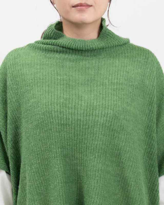 758-268 Bliss bunch ハイネックワイドプルオーバーベスト