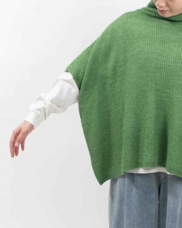 758-268 Bliss bunch ハイネックワイドプルオーバーベスト