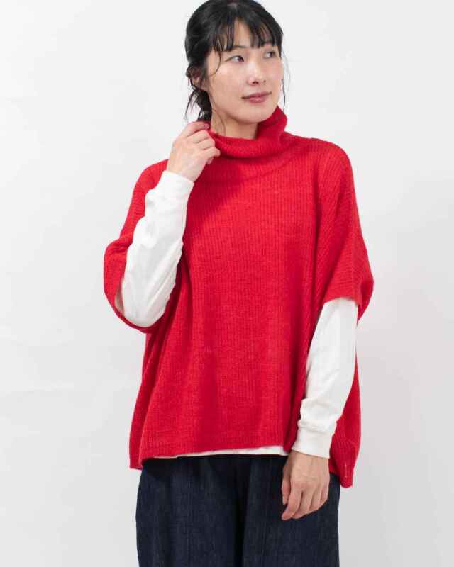 Bliss bunch ハイネックワイドプルオーバーベスト