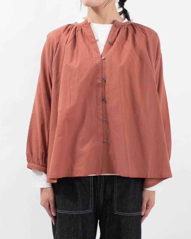 758-274 Bliss bunch ギャザーブラウス（9分袖）