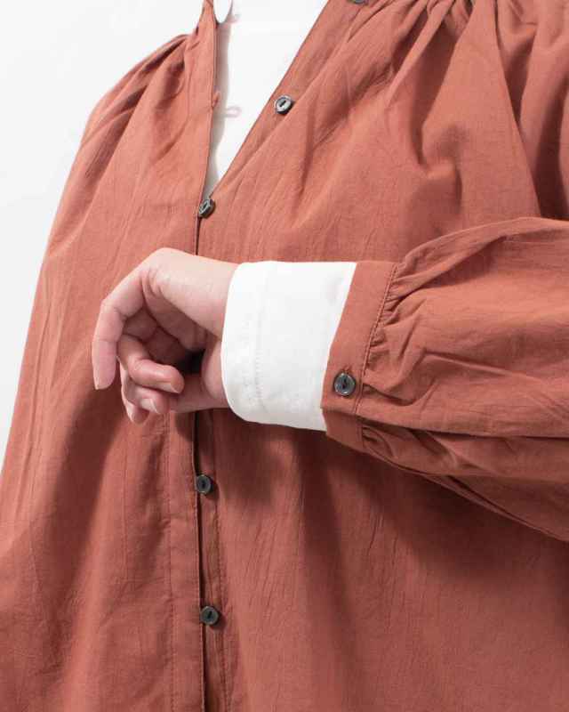 758-274 Bliss bunch ギャザーブラウス（9分袖）