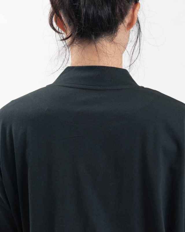 758-304 Bliss bunch オーガニックスプライ天竺 オーバーサイズVネックカーディガン