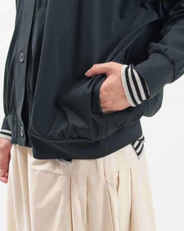 758-304 Bliss bunch オーガニックスプライ天竺 オーバーサイズVネックカーディガン