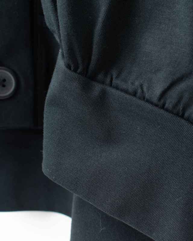 758-304 Bliss bunch オーガニックスプライ天竺 オーバーサイズVネックカーディガン