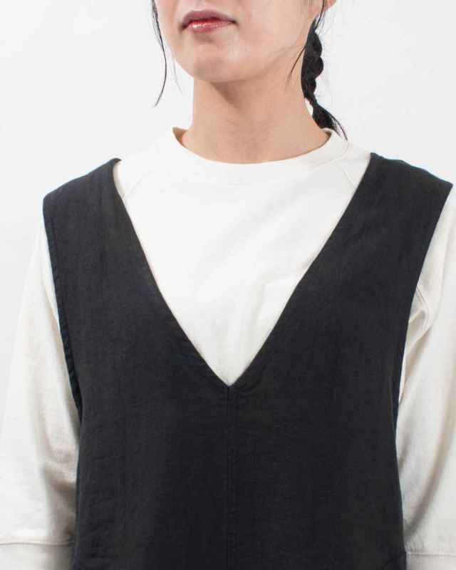 758-313 Bliss bunch Vネックサロペット