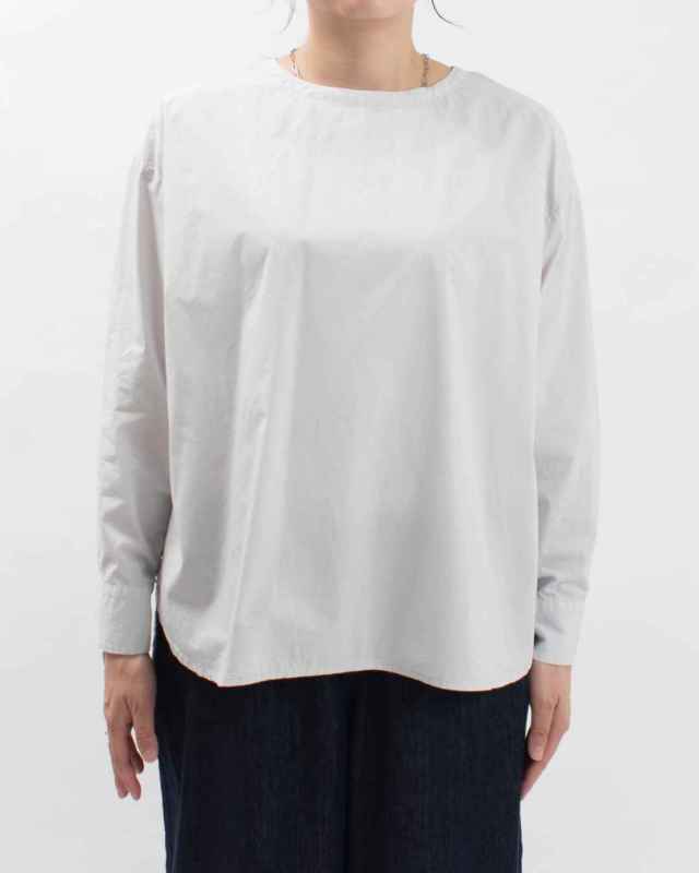 758-314 Bliss bunch 前後差裾ラウンドレイヤードシャツプルオーバー