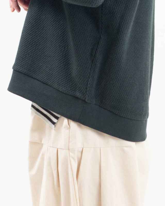 758-345 Bliss bunch リバイバルハニカム ラグランワイドプルオーバー（8分袖）