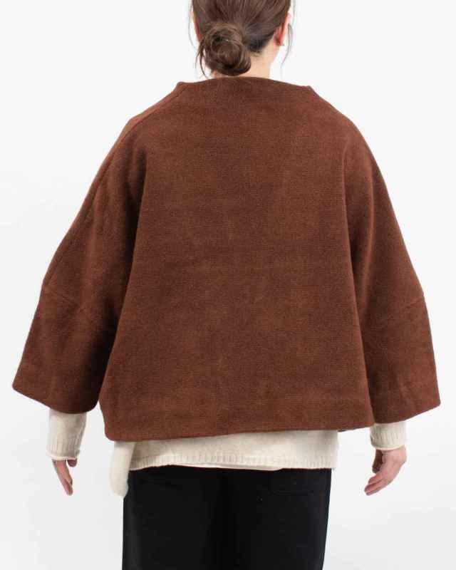 毛混ボアトッパージャケット　ブリスバンチblissbunch Bliss bunch 毛混BOAトッパージャケット｜ナチュラルファッション