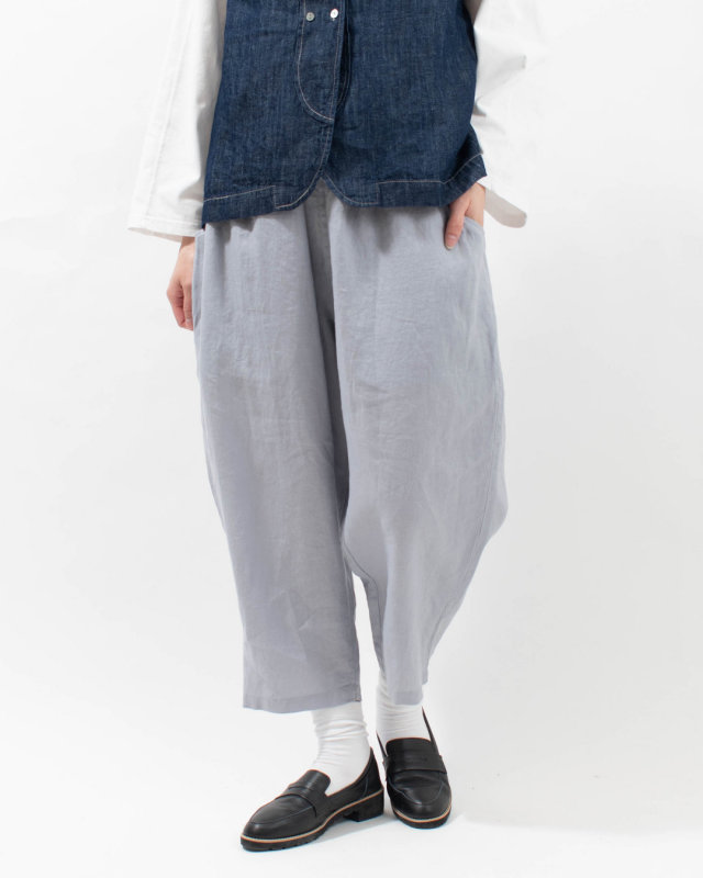 7600-6320 ista-ire 平織リネン istaパンツ