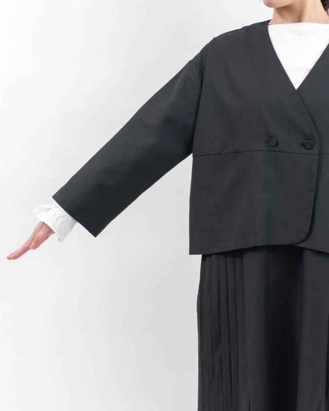 761-226 Bliss bunch アンサンブルワンピース（ジャケット+切替プリーツワンピース）