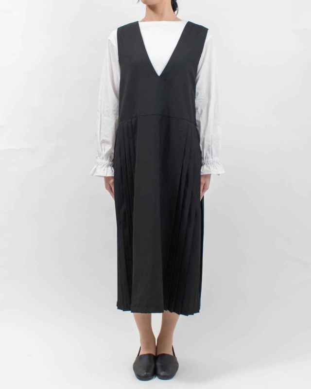 761-226 Bliss bunch アンサンブルワンピース（ジャケット+切替プリーツワンピース）