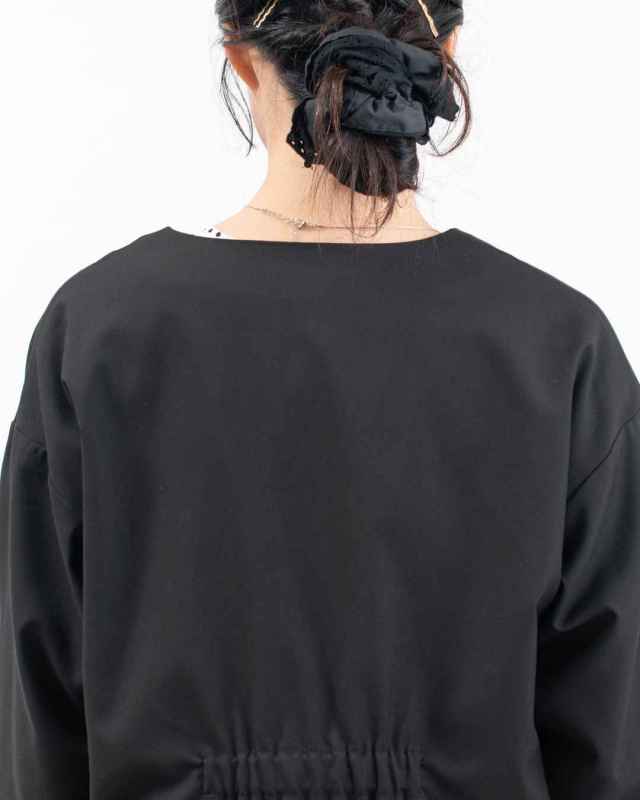 761-227 Bliss bunch Vネックバックギャザージャケット