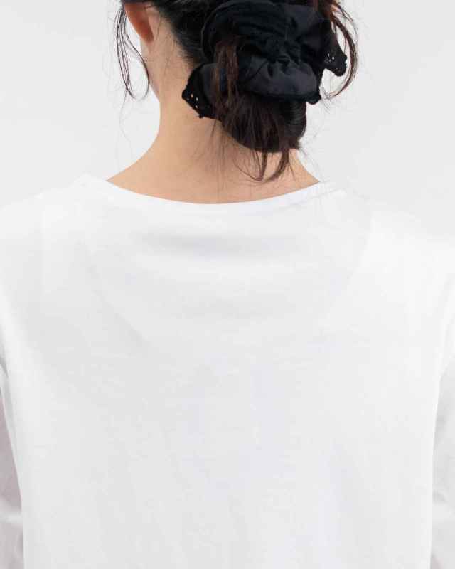 761-235 Bliss bunch 布帛×カットソー切替キャンディースリーブプルオーバー