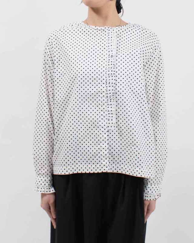 761-236 Bliss bunch フロントフリルブラウス